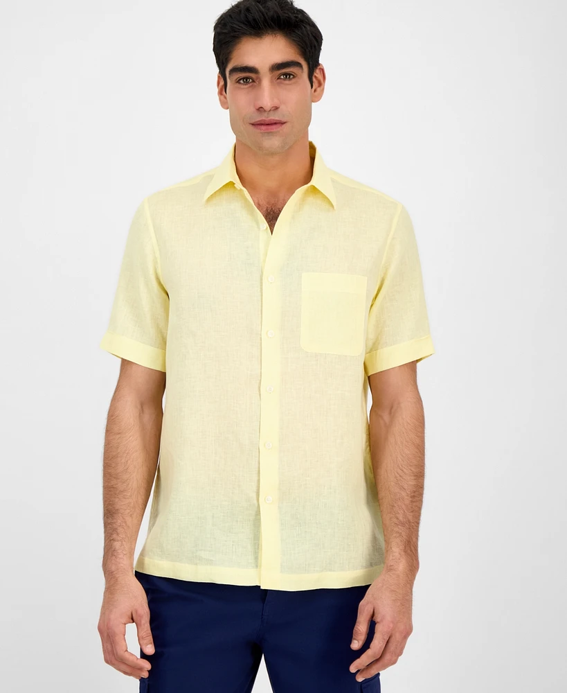 Club Room Men's 100% Linen Shirt