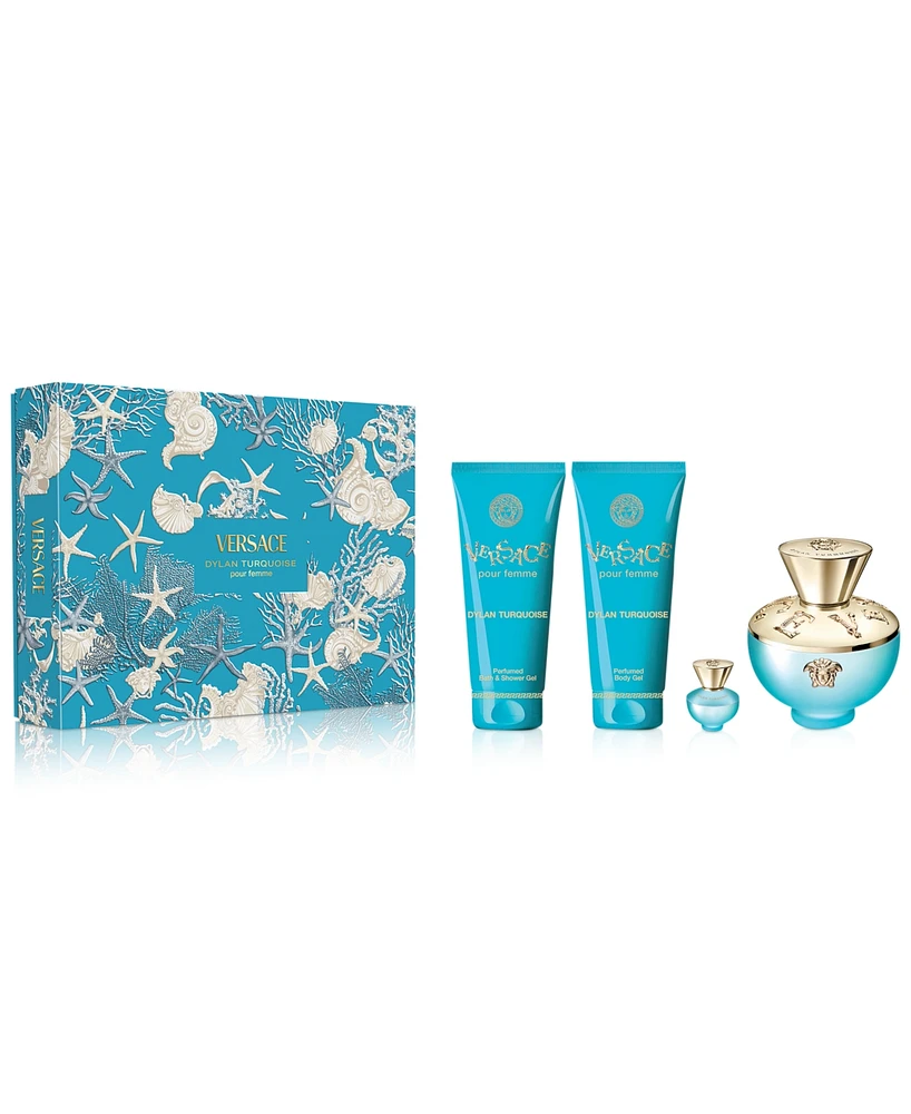 Versace 4-Pc. Dylan Turquoise Eau de Toilette Gift Set