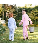 Hope & Henry Boys' Organic Seersucker Suit Pant