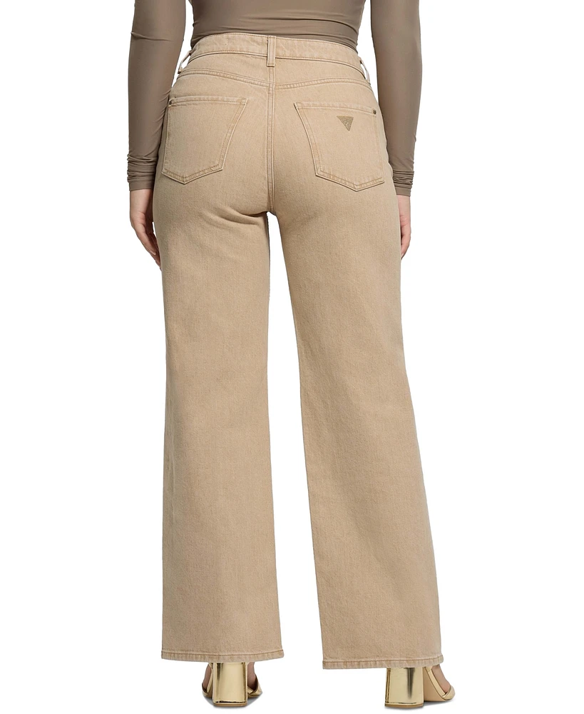 Guess Women's Spring Bling Wide-Leg Jeans