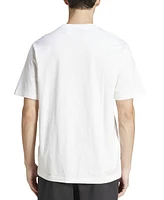 adidas Men's Essentials Regular-Fit Linear Logo Graphic T-Shirt