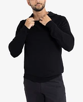 X-Ray Men's Basic Hooded Midweight Sweater