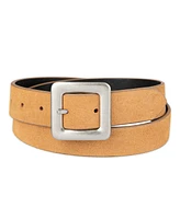 Levi's Women's Casual 2-In-1 Reversible Square Center Bar Buckle Belt