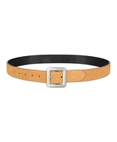 Levi's Women's Casual 2-In-1 Reversible Square Center Bar Buckle Belt