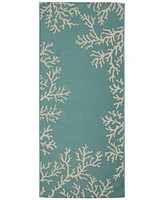 Liora Manne' Esencia Coral Edge 1'11"x4'11" Runner Area Rug