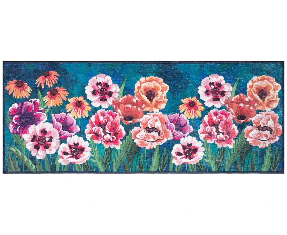 Liora Manne' Impressions Garden 1'11"x4'11" Runner Area Rug