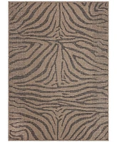 Liora Manne' Monaco Zebra 3'3"x4'11" Area Rug