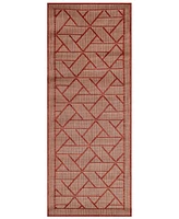 Liora Manne' Carmel Pyramid 1'11"x4'11" Runner Area Rug