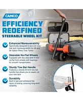 Camco Steerable Wheel Kit for 28 & 36 Gallon Rhino Tote Tank with Tow Bar Handle