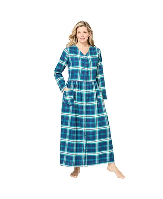 Only Neccessities Plus Necessities Flannel Plaid Lounger