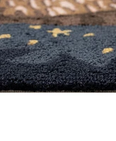Liora Manne' Frontporch Owl Family 2'6"x4' Area Rug