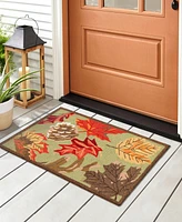 Liora Manne' Ravella Falling Leaves 2'x3' Area Rug