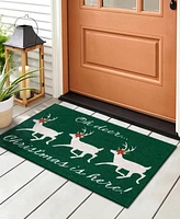 Liora Manne' Natura Christmas Is Here 1'6"x2'6" Area Rug