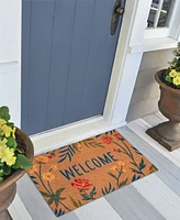 Liora Manne' Natura Floral Welcome 1'6"x2'6" Area Rug