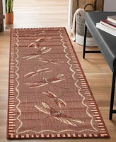 Liora Manne' Carmel Dragonfly 1'11"x4'11" Runner Area Rug