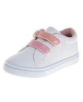 Laura Ashley Toddler Little Girl Hook and Loop Casual Sneakers