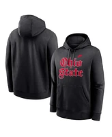 Nike Men's Black Ohio State Buckeyes Old English Fleece Pullover Hoodie