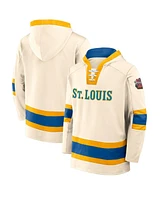 Fanatics Men's Tan St. Louis Blues 2025 Nhl Winter Classic Inside Line Fleece Pullover Hoodie