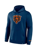 Fanatics Men's Navy Chicago Bears Legacy Fleece Pullover Hoodie