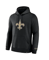 Fanatics Men's Black New Orleans Saints Legacy Fleece Pullover Hoodie