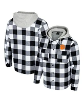 Colosseum Men's Black/White Clemson Tigers Buffalo Plaid Full-Zip Jacket