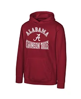 Outerstuff Big Boys and Girls Crimson Alabama Tide Hometown Classic Fleece Pullover Hoodie