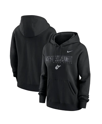 Nike Women's Black West Virginia Mountaineers Coal Never Quits Pullover Hoodie