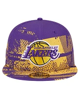 New Era Men's Purple Los Angeles Lakers Tip-Off 9FIFTY Snapback Hat