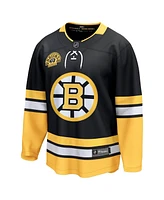 Fanatics Men's Black Boston Bruins 100th Anniversary Premier Breakaway Jersey