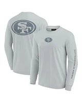 Fanatics Men's and Women's Gray San Francisco 49ers Elements Strive Long Sleeve T-Shirt