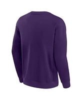 Fanatics Men's and Women's Purple Baltimore Ravens Elements Unlimited Fleece Pullover Sweatshirt