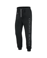 Fanatics Men's and Women's Black Cincinnati Bengals Elements Phenom Fleece Jogger Pants