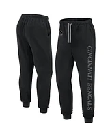 Fanatics Men's and Women's Black Cincinnati Bengals Elements Phenom Fleece Jogger Pants