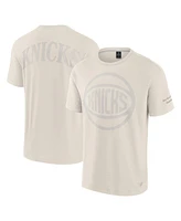 Fanatics Men's Cream New York Knicks Elements Iconic T-Shirt