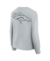 Fanatics Women's Gray Denver Broncos Elements Pullover Sweatshirt