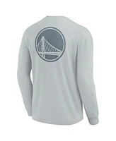 Fanatics Men's Gray Golden State Warriors Elements Strive Long Sleeve T-Shirt