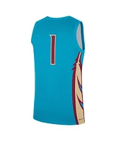 Nike Men's 1 Turquoise Florida State Seminoles Alternate Replica Jersey