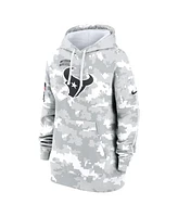 Nike Women's Arctic Camo Houston Texans 2024 Salute To Service Club Fleece Oversized Pullover Hoodie