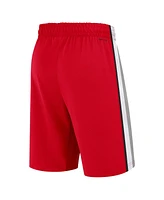 Nike Men's Scarlet Ohio State Buckeyes Road Replica Performance Basketball Shorts