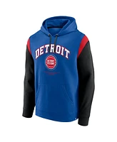 Fanatics Men's Blue Detroit Pistons Scorer Pullover Hoodie