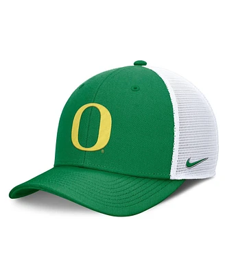 Nike Men's Green Oregon Ducks Rise Structured Trucker Adjustable Hat