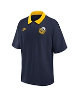 Nike Men's Navy Michigan Wolverines Legacy Jersey Club Polo