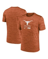 Nike Men's Burnt Orange Campus Center Block Velocity Performance T-Shirt