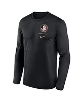 Nike Men's Black Florida State Seminoles Primary Stack Legend Long Sleeve T-Shirt