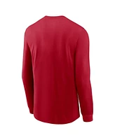 Nike Men's Scarlet San Francisco 49ers All Out Long Sleeve T-Shirt