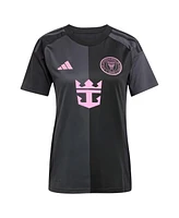 Adidas Women's Lionel Messi Black Inter Miami Cf 2025 The Fortitude Kit Replica Player Jersey