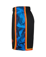 Nike Men's Black Oklahoma City Thunder 2024/25 City Edition Swingman Shorts