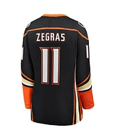 Women's Fanatics Trevor Zegras Black Anaheim Ducks Home Breakaway Player Jersey