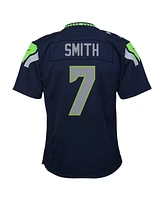 Nike Big Boys and Girls Geno Smith Navy Seattle Seahawks Game Jersey