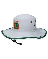 Top of the World Men's Gray Miami Hurricanes Steady Bucket Hat